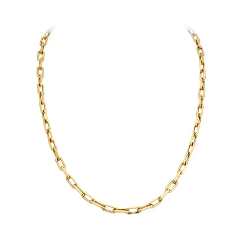 9ct yellow solid gold 20 inch dainty curb chain